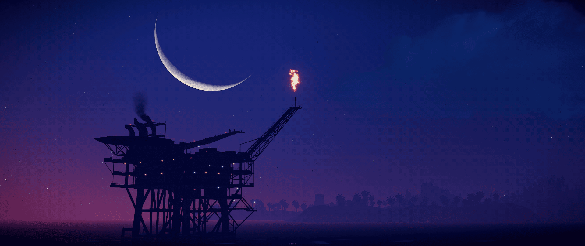 oil rig rust